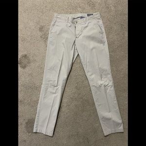 Bonobos Men’s Summer Weight Chinos 35x34 Athletic Fit White